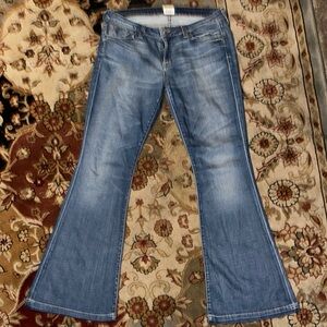 Women's Blue Flared Jeans